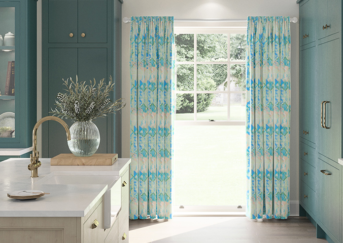 Faded Glamour, Absinthe Stripe - Made To Measure Curtains - Image 3